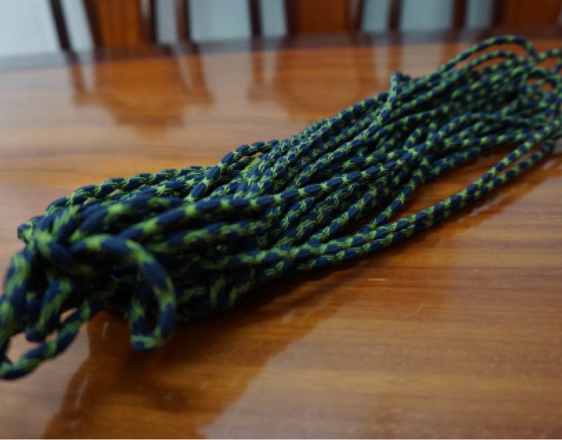 Dây giày thun màu mix blue & green