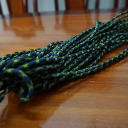 Dây giày thun màu mix blue & green