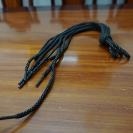 Dây giày thun màu mix cam & dark blue